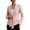 Pink, variant on Women's V-Neck Blazer Jacket Tie Front Long Sleeve Winter Coat with Pockets Solid Color Tailored Business Casual Outerwear for Women Office Work
