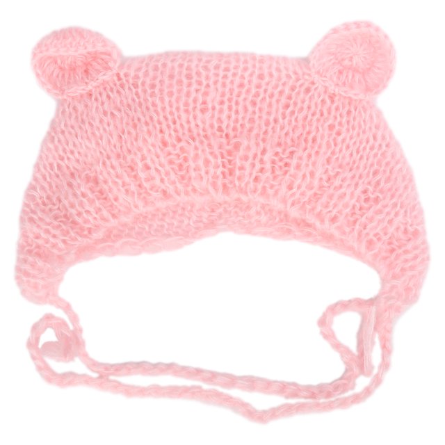 Sombrero rosa para fotografía de bebé, sombrero de utilería para fotografía de recién nacido, para bebé de 0 a 6 meses