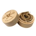 thumbnail image 2 of Fridja 1pcs Personalized Retro Ring Box Wedding Valentines Wooden Holder Jewelry Box, 2 of 5