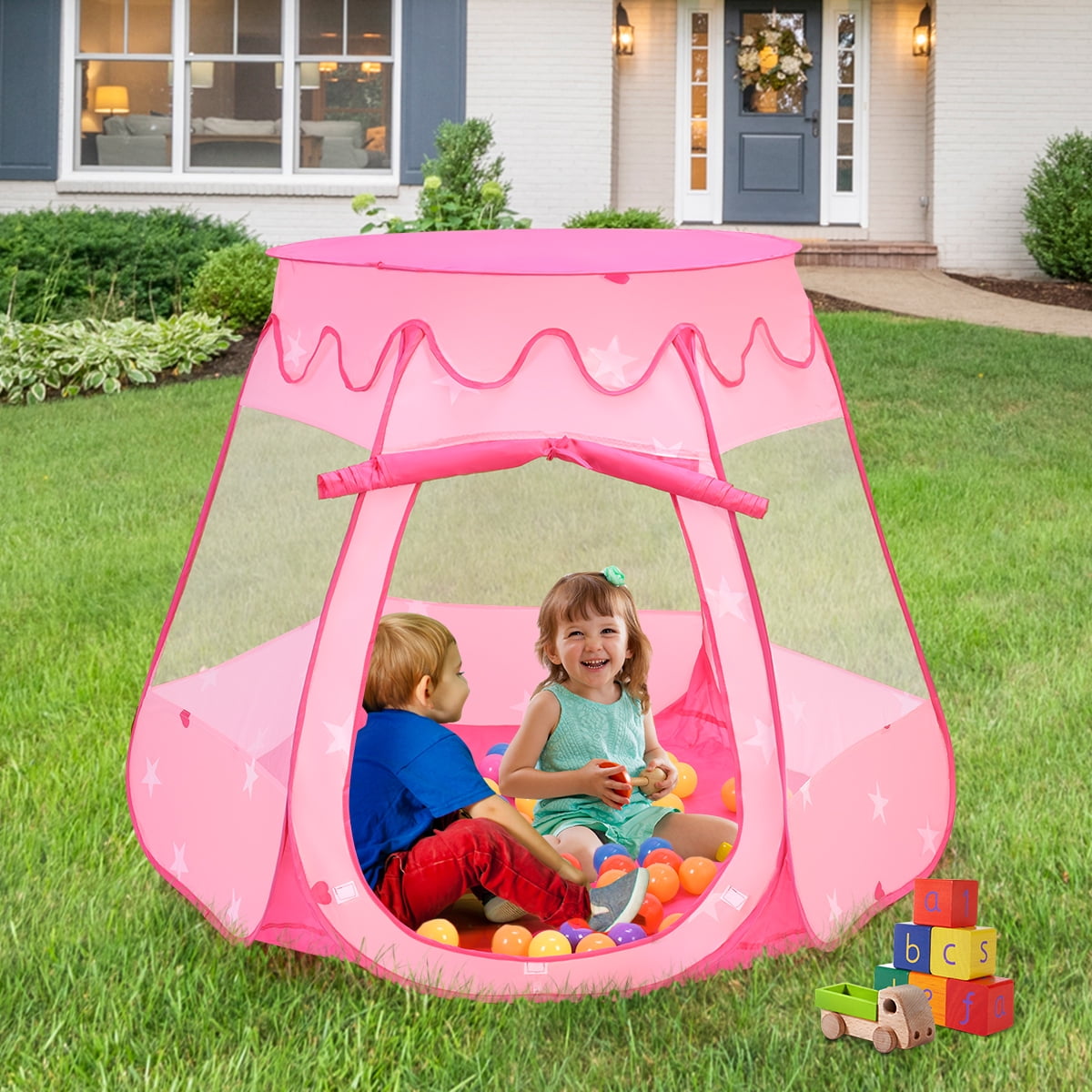 Costway Tente De Jeux Tente Enfant Tente De Fille Tente Maison Enfant Tente Princesse Tente De Jardin Pour Fille Rose Avec 100 Boules 80 X 1 Cm Walmart Canada Costway Tente De Jeux Tente Enfant Tente De Fille Tente Maison Enfant Tente Princesse Tente De Jardin Pour Fille Rose Avec 100 Boules 80 X 1 Cm Walmart Canada