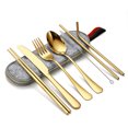 thumbnail image 1 of Picnic Siltware Juego Utensilios Portátiles Viajes Al Aire Libre Conjunto Vajillas Con Estuche Reutilizable para Acampar, 1 of 9