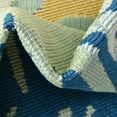 thumbnail image 3 of Unique Loom Outdoor Botanical Collection Area Rug - Limahuli (5' 3" x 8' Rectangle Multi/Blue), 3 of 6