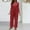 Red, variant on Dihao Maternity Jumpsuits Long Sleeve Long Pants One Piece Elastic Rompers with Pockets Summer Fall Lightweight and Soft Wide Leg Pants Leggings Pajamas Trousers for Pregnant Women Plus Size S-2XL