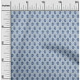 thumbnail image 1 of oneOone Cotton Poplin Light Grayish Blue Fabric Robot Cartoon Craft Projects Decor Fabric Printed By The Yard 42 Inch Wide, 1 of 4