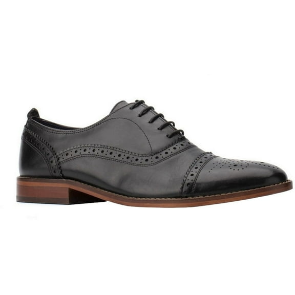 Base London Mens Cast Waxy Lace Up Leather Brogue Shoe