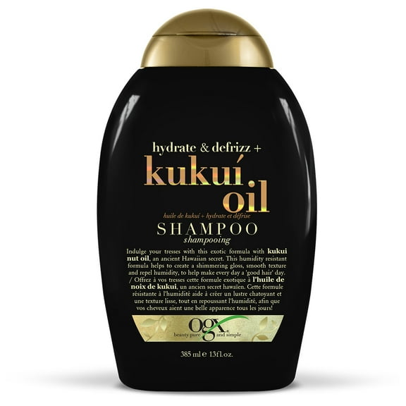 OGX Hydrate & Defrizz Kukui_ Oil Shampoo, 13 Oz