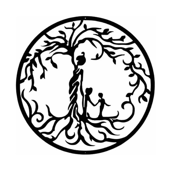 02# Metal Wall Art, Tree Of Life Sign