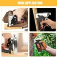 thumbnail image 3 of Manual Nail Gun Stapler,4-in-1 Stapler with 200 Staples,Multi-Purpose Heavy-Duty Nailer for Wood,Upholstery,Carpentry,Decoration, 3 of 11