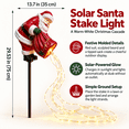 thumbnail image 2 of Santa’s Magic Pour– Flowing LED Christmas Garden Light, Solar Stake, Waterproof Outdoor Yard Pathways Light, Warm Glowing Festive Decor For Porch And Holiday Home Decor, 2 of 9