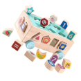 thumbnail image 2 of 1 Set Preschool Building Block Educational Cognitive Toy Solid Wood Matching Toy, 2 of 5