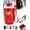 Red, variant on Coffee Vacuum Flask, 12oz Portable Coffee Cup with Led Lid & Handle, 316 Stainless Steel Insulated Water Bottle, Coffee Cups With Non Spill Lids Reusable for Home, Office, Outdoor (black)