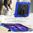 thumbnail image 2 of FJLBDE Case for iPad Air 5th Generation / iPad Air 4th Generation 10.9 inch, Rugged Shockproof Tablet Cases Cover with Kickstand Shoulder Strap, Blue, 2 of 7
