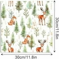 thumbnail image 3 of 24 Sheets Forest Animals Pattern Paper Woodland Animal Scrapbook Paper - 12"x12" Watercolor Forest Jungle Animal Double-Sided Decorative Craft Papers With Plum Deer Squirrel Hedgehog for Card Making, 3 of 7