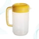 thumbnail image 3 of Jarra medidora de plástico transparente de 2500 ml, tetera de leche, hervidor de agua fría para almacenar y servir bebidas (amarillo brillante), 3 of 5