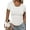 Bm04-White, variant on Tops for Women with Built in Bra Short Sleeve Scoop Neck Camisoles Casual Classic Basic Shirts