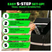 Rhino USA Spare Tire Trash Bag - Car Storage Solution For Overlanding Accesories, Camping and More!