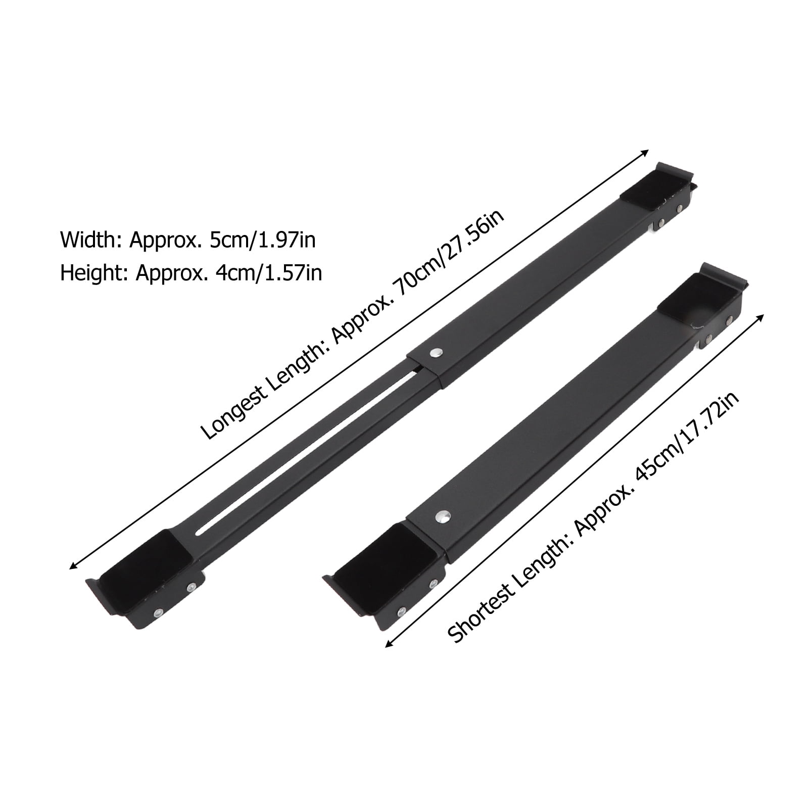Appliance Rollers Washing Machine Wheels, Heavy Duty Furniture Mobile Roller for Washing Machines, Refrigerators, Dryers and Dishwashers, Support 300kg (Negro)