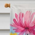thumbnail image 6 of Chrysanthemums in Watercolor House Flag 28 in x 40 in, 6 of 7