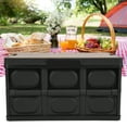 thumbnail image 4 of Outdoor Storage Box, 30L Removable Storage Box Camping Box with Wooden Panel for Outdoor, 4 of 7