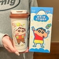 thumbnail image 1 of Crayon Shin-chan-termo de acero inoxidable 304, taza de café de alta apariencia, bonita taza de agua, pajita para estudiante, tetera, 1 of 5