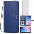 thumbnail image 1 of Mobile Phone Cover for Samsung S10 Plus +, Cover Premium Pu Leather Tpu Flip Cover Magnetic Closure Card Compartment Stand Function Wallet with Lanyard Protective Cover, 1 of 7