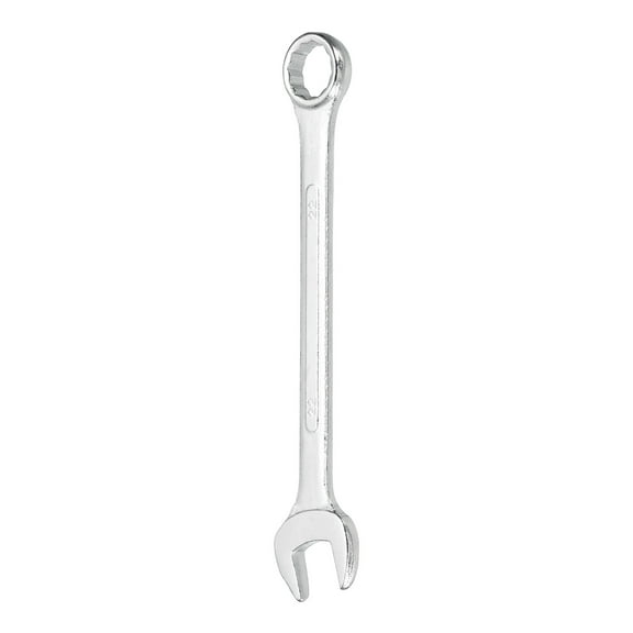Combination Wrench 22mm Metric 12-Point Box and Open End Zinc Plated Steel