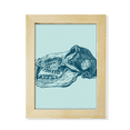 thumbnail image 1 of Flank Sketch Animal l Animal Desktop Adorn Photo Frame Display Art Painting Wooden, 1 of 3