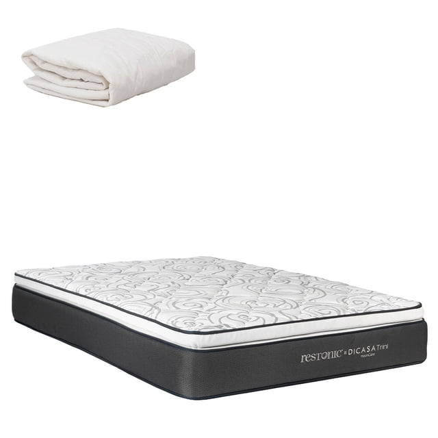 Colchón Queen Size + Protector de Colchón Dicasa Trini