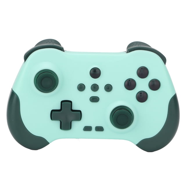Wireless Controller Gamepad, Accurate Control Cool Lighting Ergonomic Wireless Game Controller for HarmonyOS for PC Green,Black