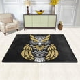 thumbnail image 3 of SKYSONIC Abstract Owl in Ethnic Style Area Rug Carpet for Living Room Bedroom 24"x36" Light Weight Polyester Fabric, 3 of 6