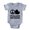 Heather Grey, variant on CafePress - Peace Love Italian Greyhound Baby Football Bodysui - Cute Infant Baby Football Bodysuit