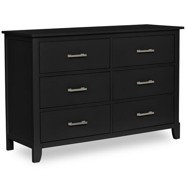 Dream On Me Universal Double Dresser in Black, Model 599K