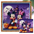 thumbnail image 1 of Hilo Algodón Ecológico Bordado Punto Cruz Mickey Minnie 11CT 45x45cm, 1 of 9