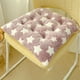 thumbnail image 2 of Cojín cuadrado para silla | Almohadilla de asiento suave con lazos | Alfombrilla lavable de 40x40 cm para silla de comedor, 2 of 6