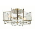 thumbnail image 2 of Meridian M60004NB 2-Light Ceiling Light in Natural Brass, 2 of 3