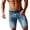 Light Blue, variant on Casual Spring/Summer Mens Pocket Sports Shorts Denim like, High Quality Material, Durable, Suitable for Beach & Casual Wear, Multiple Sizes (XL XXL)