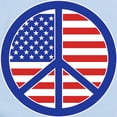 thumbnail image 2 of CafePress - Peace In America Body Suit - Baby Light Bodysuit, Size Newborn - 24 Months, 2 of 4