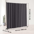 thumbnail image 4 of CAFORKP Freestanding Room Divider Panel, Portable Privacy Screen with Wheels for Any Room, 4 of 10