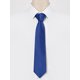 thumbnail image 2 of CORBATA DE HOMBRE INSPIRADA CHIC, DE PATRÓN DE CUADROS SÓLIDOS, FORMAL, PARA NEGOCIOS, TAMAÑO ÚNICO, AZUL REAL, 2 of 5