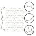thumbnail image 4 of 50 Pcs Crochets de Panneau Perforé en Acier Inoxydable Verrous Crochets de Panneau Perforé Accessoires pour Magasin, 4 of 8