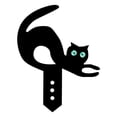 thumbnail image 1 of Decoración de gato acrílico, arte de patio de gatos, adorno de decoración de suelo de césped de jardín, Animal Estiramiento 24x30cm Zulema Estaca de gato de jardín, 1 of 7