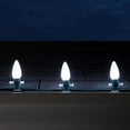 thumbnail image 5 of OptiCore C9 Opaque Ceramic Style Cool White LED Christmas Lights Replacement Bulbs, Pack of 25, Shatterproof 0.84W, E17 Base, 5 of 7