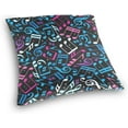 thumbnail image 3 of GZHJMY Colorful Music Note Pillow Cover 18 x 18 Inch, Soft Decorative Cushion Case Square Throw Pillow Cover for Sofa Living Room Couch Home Decor, 3 of 7