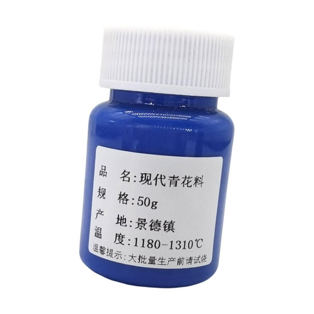 Pigmento para pintura cerámica de 50 g, colorante para bajo cubierta, para manualidades y manualidades. Azul