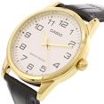 thumbnail image 2 of Casio Men's Enticer MTPV001GL-7B Black Leather Japanese Quartz Dress Watch, 2 of 3