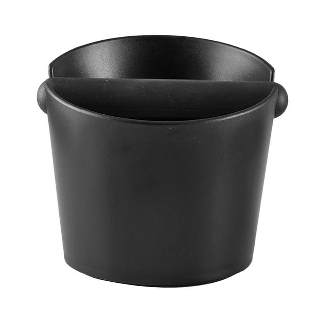 Caja para café, barra para café desmontable, contenedor de posos antideslizante, portátil, accesorio para máquina de café expreso para bar de hotel y negro