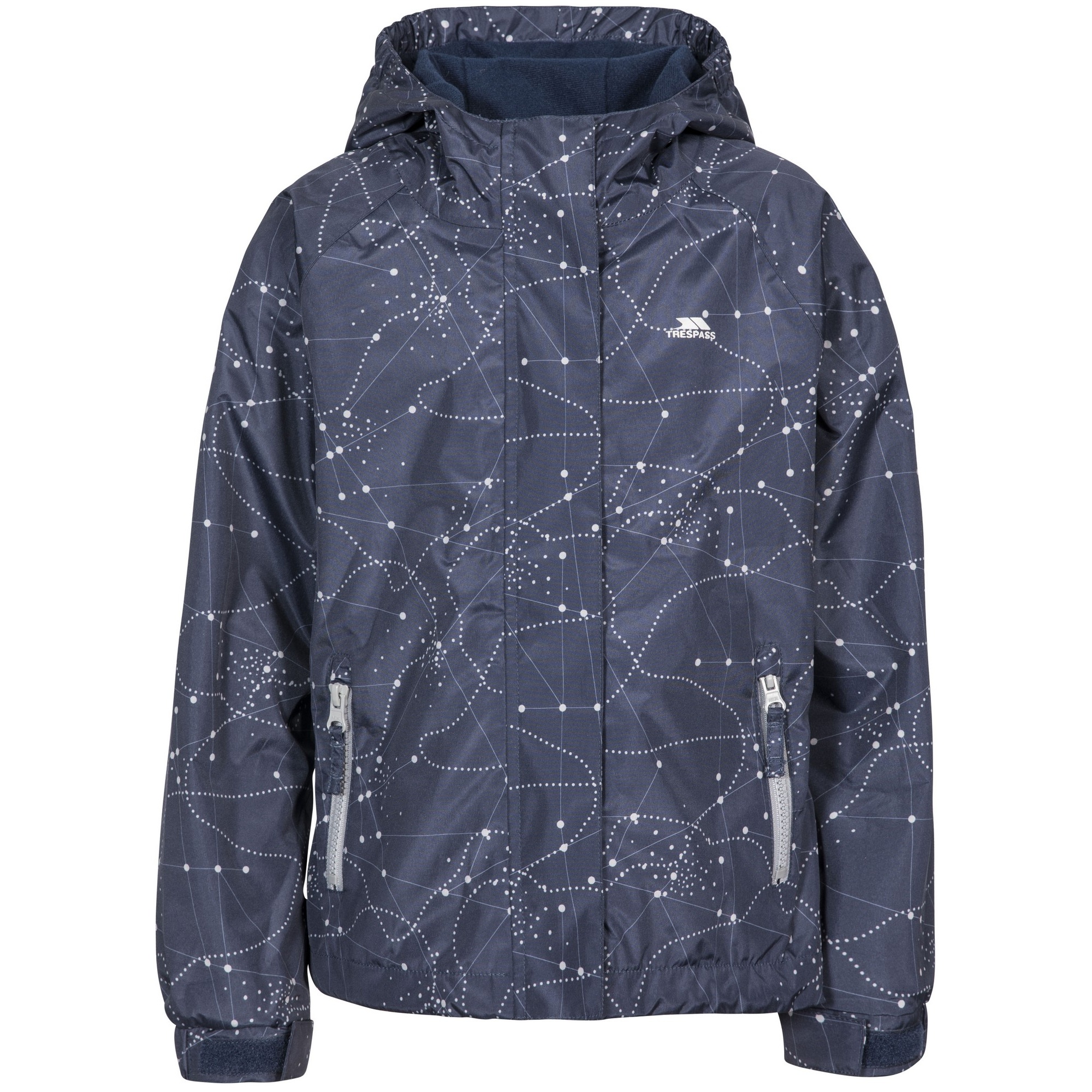 Trespass Childrens Girls Goodness Full Zip Hooded Fleece Jacket