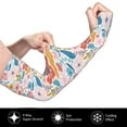 thumbnail image 3 of Picia Floral Ditsy Arm Sleeves for Men and Women - Tattoo Cover Up UPF 50+ Cooling Sports Sleeve for Basketball Golf Football-One Size, 3 of 8