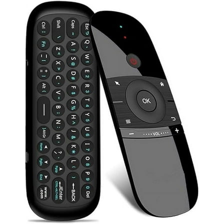W1 Remote Control,Air Mouse Remote Control,Universal TV Remote Control,2.4G Wireless Keyboard Multifunction Remote Control for Nvidia Shield/Android TV Box/PC/Projector/HTPC/All-in-One PC PC