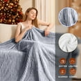 thumbnail image 7 of COWIN Electric Blanket Full Size, Brushed Flannel+Cotton Fleece, 10 Heating Levels and 1-8 Hour Automatic Shutdown, Machine Washable, Silvery Gray, 72 "x 84", 7 of 7